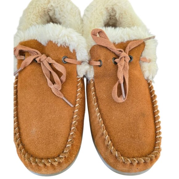 Orthofeet Women's Capri Slippers Sz 8.5 Arch Support Cushioned Faux Fur #737 - Picture 4 of 11